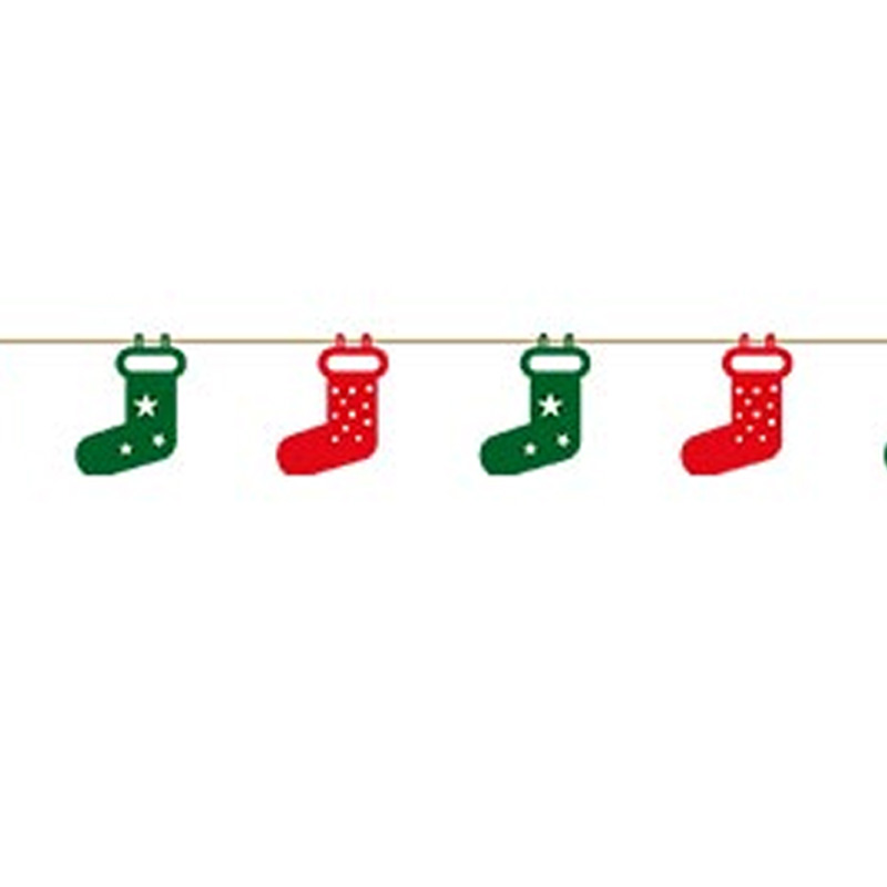 New Year Socks Felt Decor
